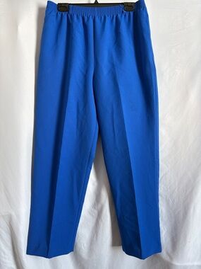 Blue Straight-Leg Women's Pants